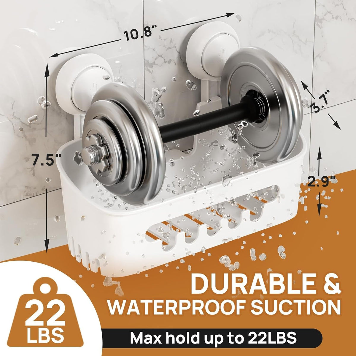 shower-caddy-suction-cup-shower-organizer-removable-bathroom-shelf-storage-suction-powerful-max-hold-22lbs-bathroom-caddy-waterproof-holder-white