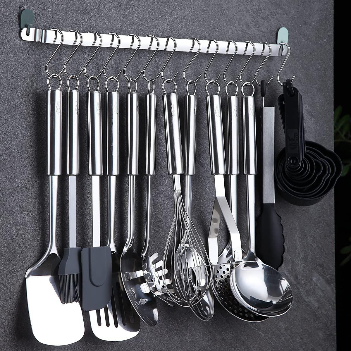kitchen-utensils-set-38-pieces-stainless-steel-cooking-utensils-set-kitchen-gadgets-cookware-kitchen-tool-set-with-utensil-holder-rack-and-hooks-for-hanging-dishwasher-safe
