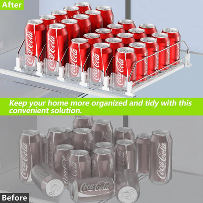 Drink Organizer for Fridge,Holds up to 25 Cans6