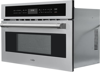 30 In. Built-In Microwave with Convection Oven and Air Fryer, 1000W Power with NEMA 5-20P Plug, 10 Levels, UL Listed and 1.6 Cu. Ft. Capacity in Stainless-Steel (KM-CWO30-SS)13
