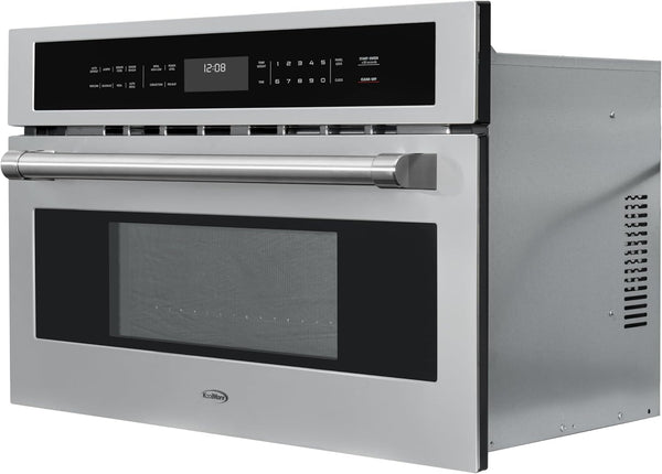 30 In. Built-In Microwave with Convection Oven and Air Fryer, 1000W Power with NEMA 5-20P Plug, 10 Levels, UL Listed and 1.6 Cu. Ft. Capacity in Stainless-Steel (KM-CWO30-SS)13