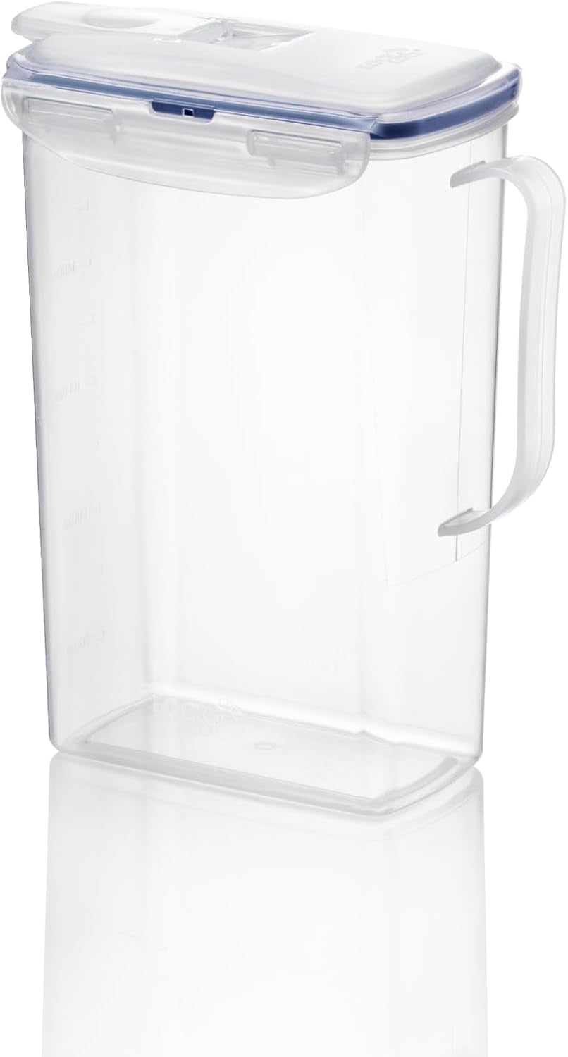 aqua-fridge-door-water-jug-clear-pitcher-bpa-free-plastic-pitcher-with-lid-2-quart-pitcher-with-lid-for-water-juice-tea-more-beverages-clear