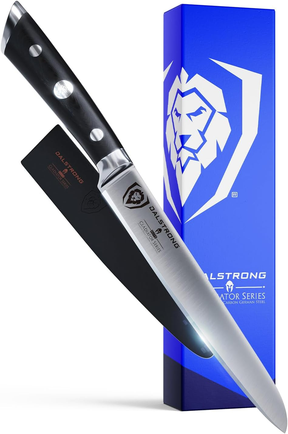 utility-knife-6-inch-gladiator-series-elite-forged-high-carbon-german-steel-kitchen-knife-black-g10-handle-paring-cooking-knife-gift-chefs-knife-sheath-nsf-certified