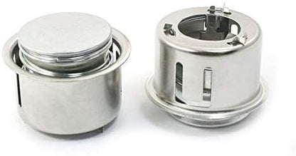 round Magnetic Center Thermostat Sensor for Electric Rice Cooker Silver Tone 2PCS1
