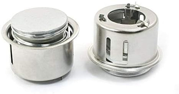 round Magnetic Center Thermostat Sensor for Electric Rice Cooker Silver Tone 2PCS1