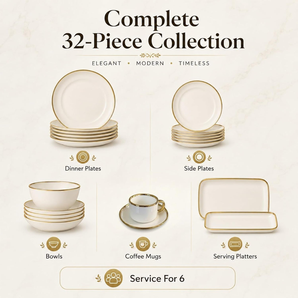 32-piece-ceramic-dinnerware-set-for-6-white-tableware-set-with-gold-trim-dinner-plates-salad-plates-bowls-mugs-rectangular-serving-platters-for-everyday-dining-home-housewarming-gift