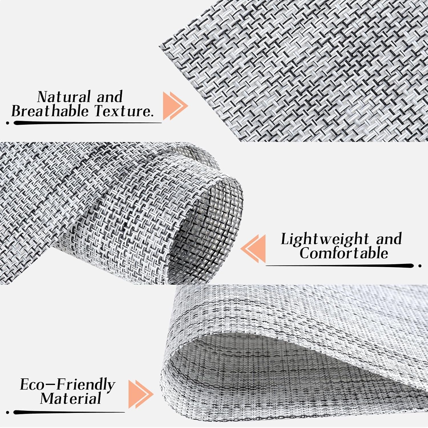 placemats-set-of-8-heat-resistant-non-slip-place-mats-for-dining-table-durable-washable-pvc-vinyl-woven-table-mats-linen-textured-placemats-for-kitchen-resistant-easy-to-cleangray