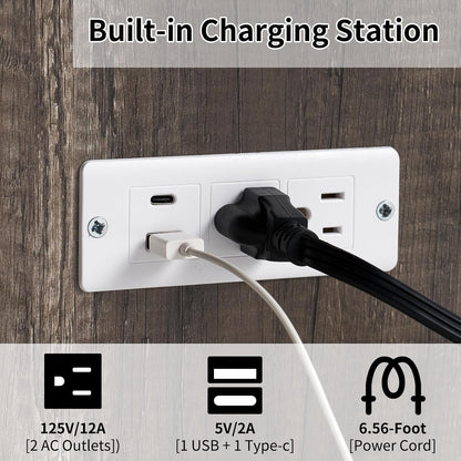 Full Size Murphy Bed with Charging Station4