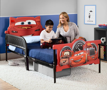 Plastic 3D-Footboard Twin Bed, Disney/Pixar Cars2