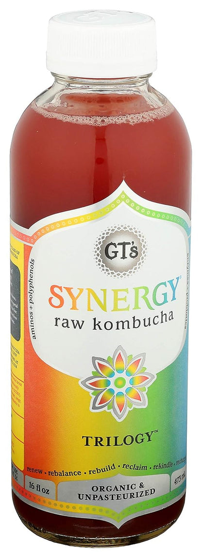 GTS Living Foods Trilogy Enlightened Kombucha, 16 FZ3
