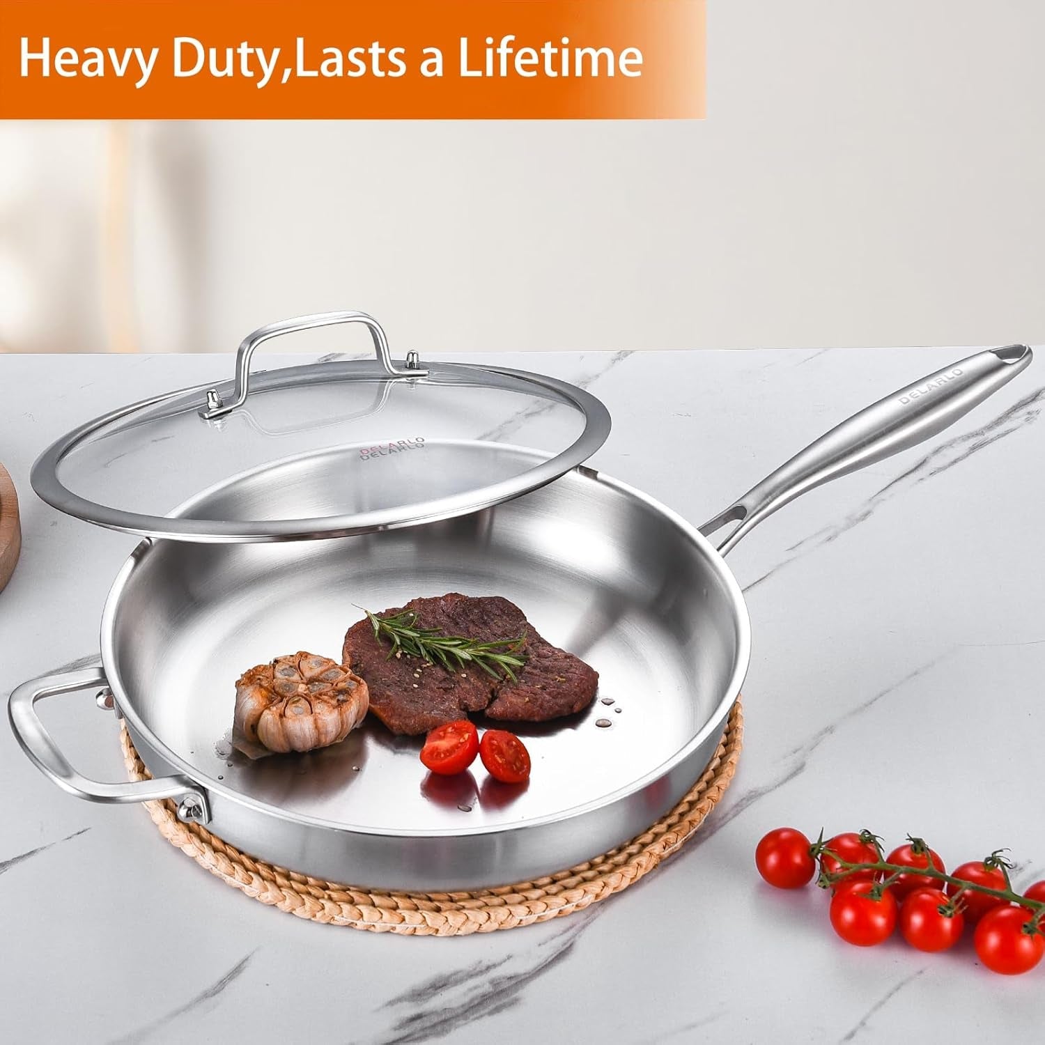 tri-ply-stainless-steel-pan-with-lid-12inch-compatible-with-all-cooktops-heavy-duty-frying-pan-with-lid-18-10-large-cooking-surface-stainless-steel-skillet