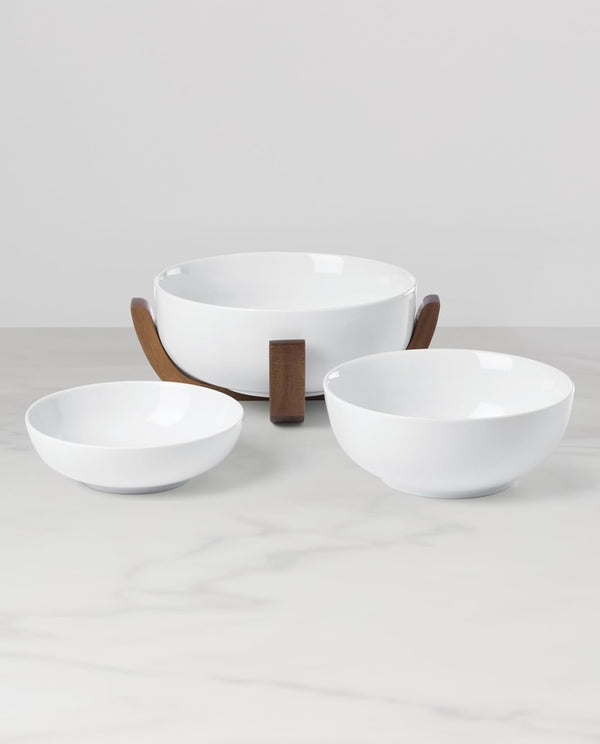24 Seven Porcelain Nesting Bowl Set, 4-Piece8