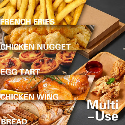 120PCS Air Fryer Liners Disposable for Breville Smart Oven BOV900BSS | Non-Stick, Food Grade Parchment Paper for Air Fryer, Airfryer Sheets Liners Baking Sheet for Breville BOV900BSS Oven Basket8