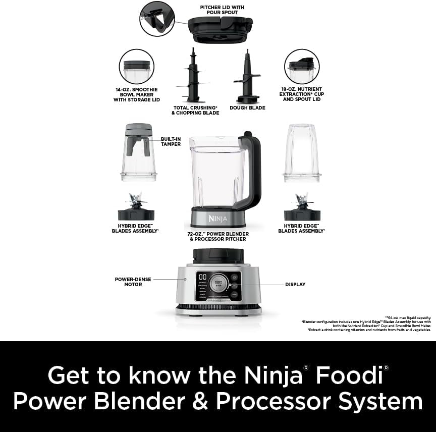ninja-foodi-power-blender-food-processor-6-functions-silver-ss351-smarttorque-motor-never-stalls-6-functions-for-smoothies-bowls-dough-72-oz-pitcher-processor-bowl-cups