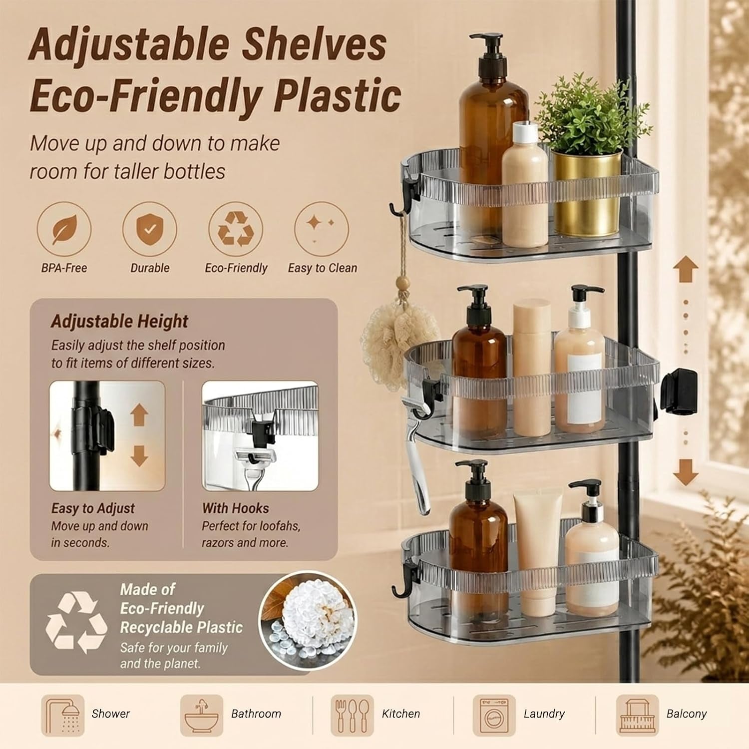 corner-shower-caddy-tension-pole-4-tier-rustproof-shampoo-organizer-black