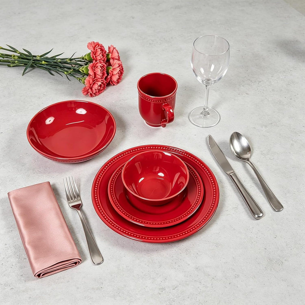 pearl-dots-stoneware-dinnerware-set-20pc-set-red