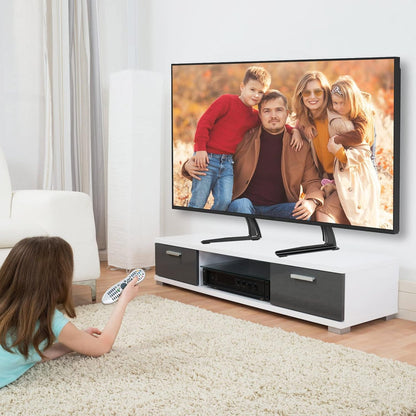 Universal Table Top TV Stand for Most 27-55 Inch Flat/Curved Tvs | TV Base Height Adjustable Legs Stand, Replacement TV Feet Holds up to 88Lbs, Max VESA 800X400Mm8