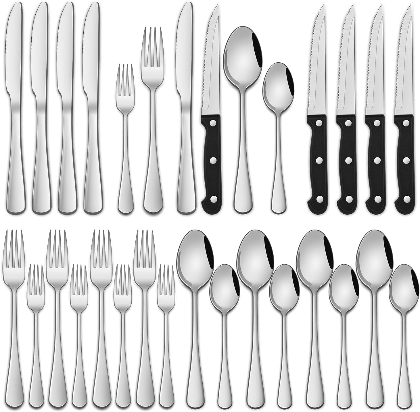 24-piece-silverware-set-with-steak-knives-flatware-set-service-for-4-person-food-grade-stainless-steel-cutlery-set-includes-knife-spoon-and-fork-mirror-finished-utensil-sets-for-home-restaurant