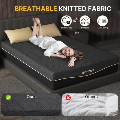 10 Inch Queen Mattress Cooling Memory Foam Mattresses, Medium Firm2