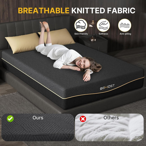 10 Inch Queen Mattress Cooling Memory Foam Mattresses, Medium Firm2