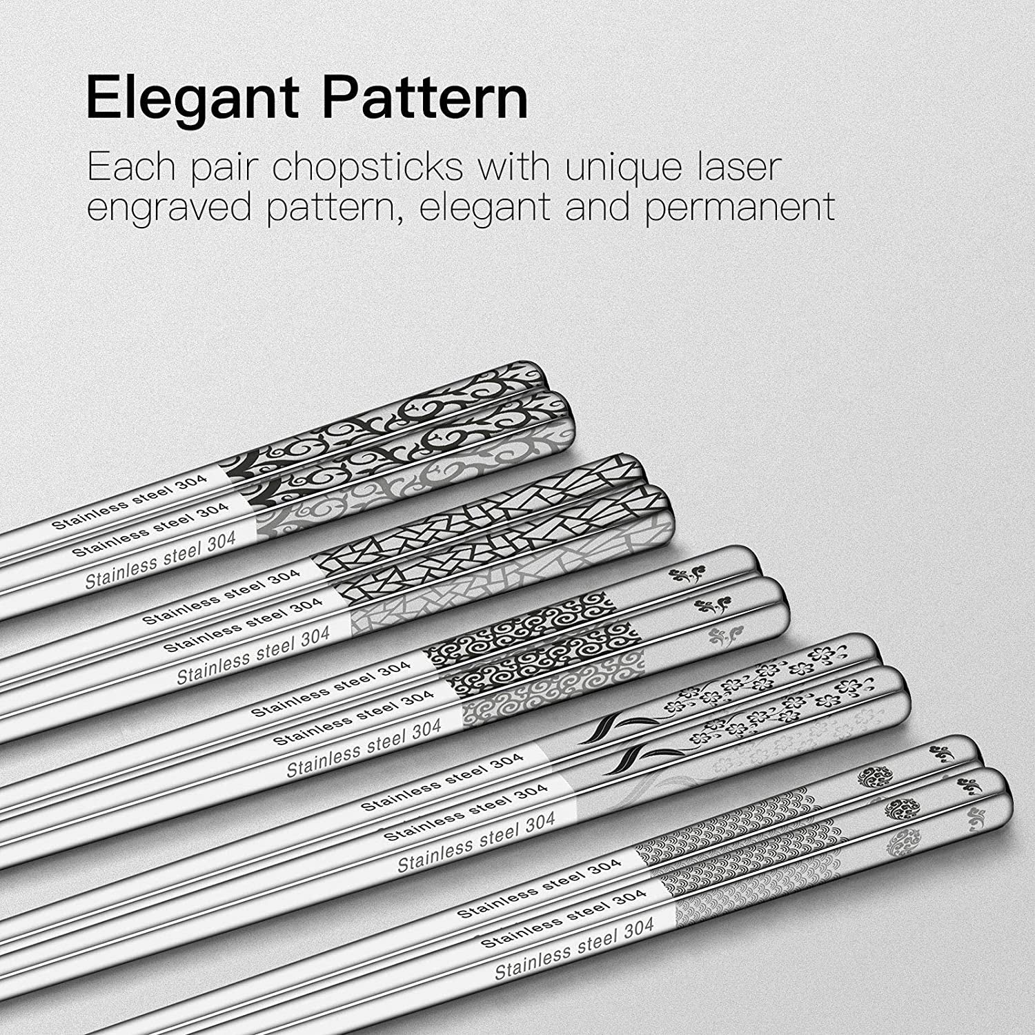 metal-chopsticks-reusable-18-8-stainless-steel-chopsticks-multipack-dishwasher-safe-chop-sticks-cute-laser-engraved-non-slip-japanese-korean-chopstick-for-cooking-eating-9-1-4-inches-5-pairs-gift-set