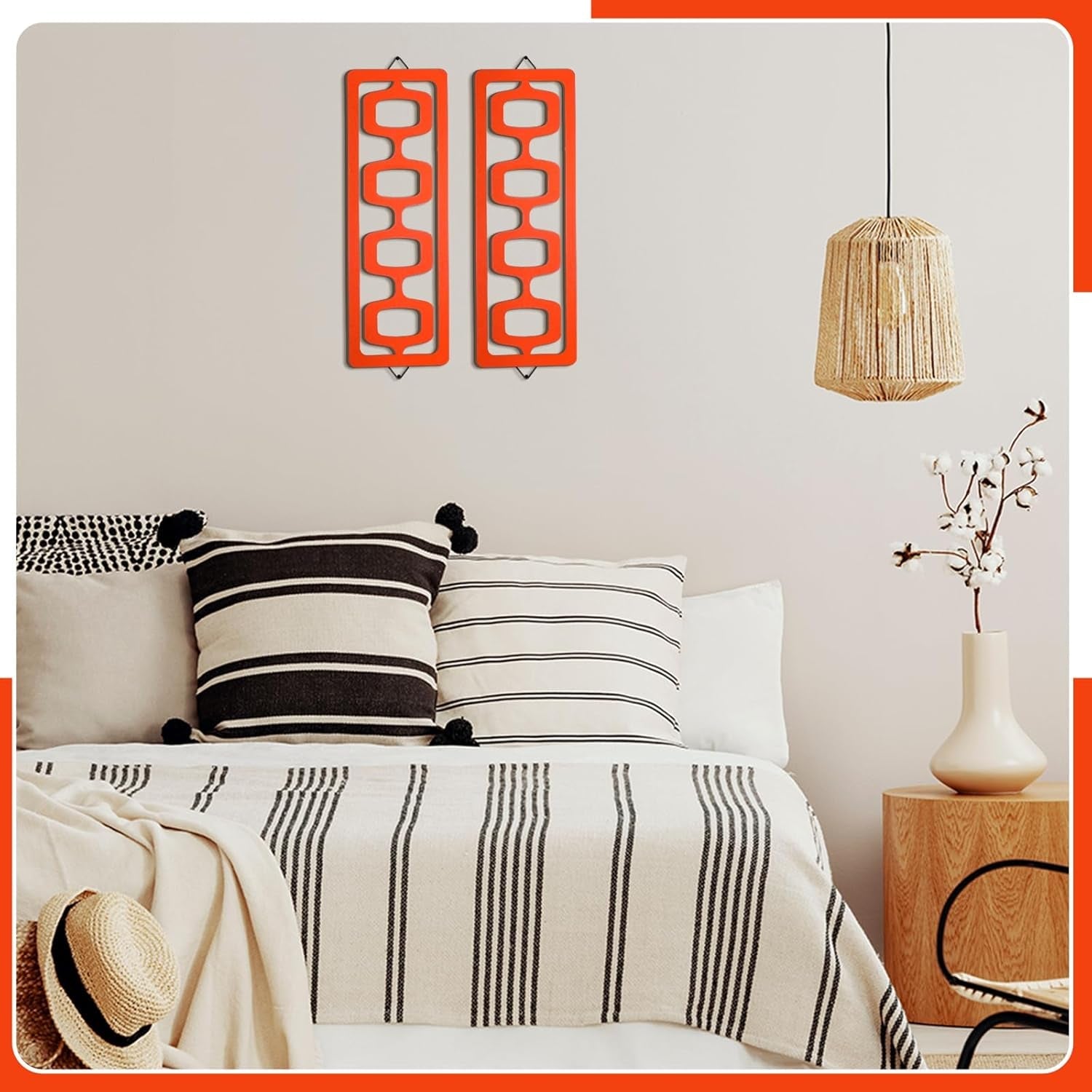 2-pcs-mid-century-modern-wall-art-wood-mid-century-elegance-decor-accents-abstract-wall-sculpture-geometric-panels-for-interior-panel-art-for-home-living-roomorange