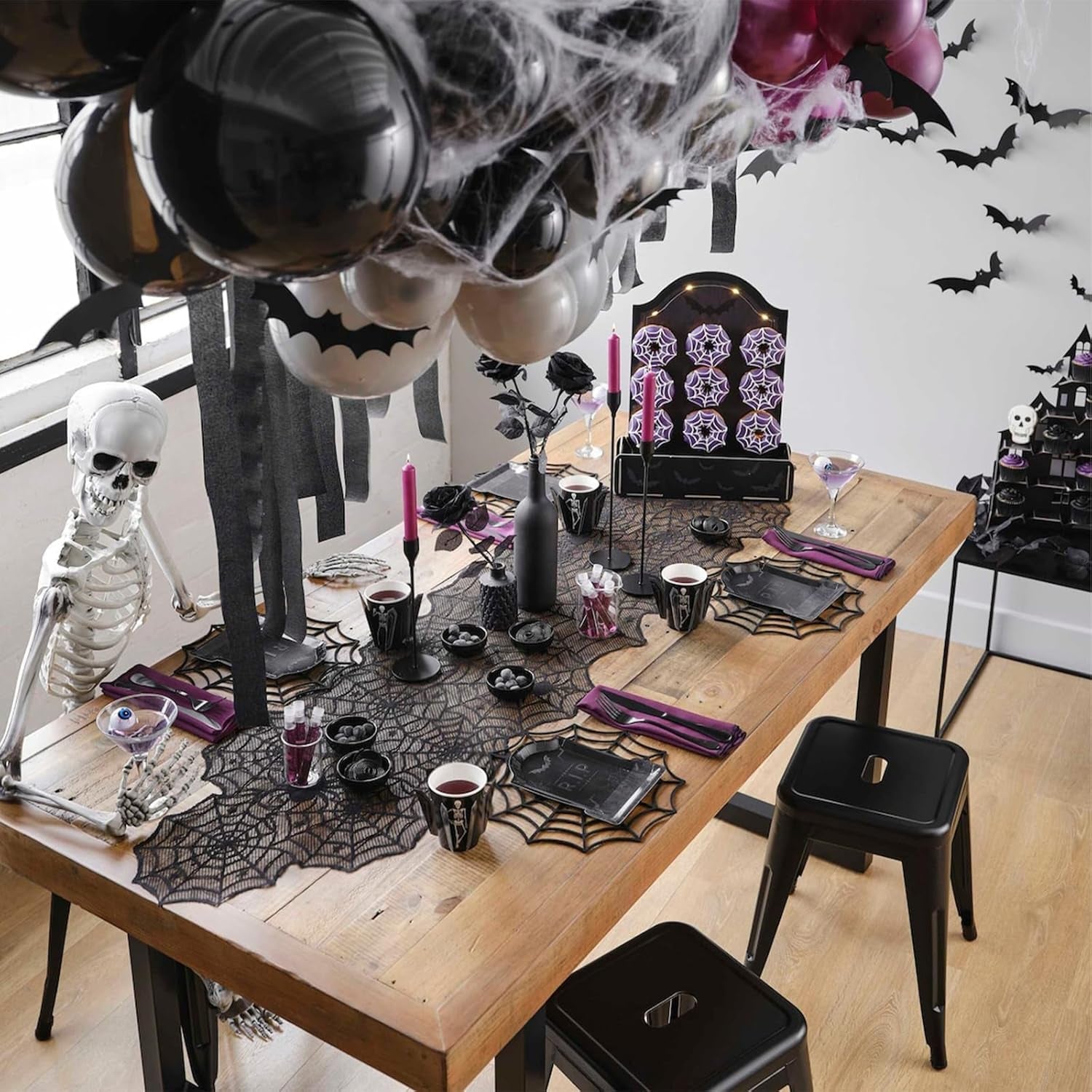 halloween-table-runner-black-lace-spider-web-table-runners-for-halloween-decor-party-dinner-table-decoration-18-x-72inch