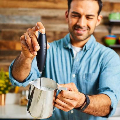 Milk Frother Handheld for Coffee (Foam Maker) Whisk Drink Mixer for Lattes, Cappuccino, Frappe, Matcha, Hot Chocolate3