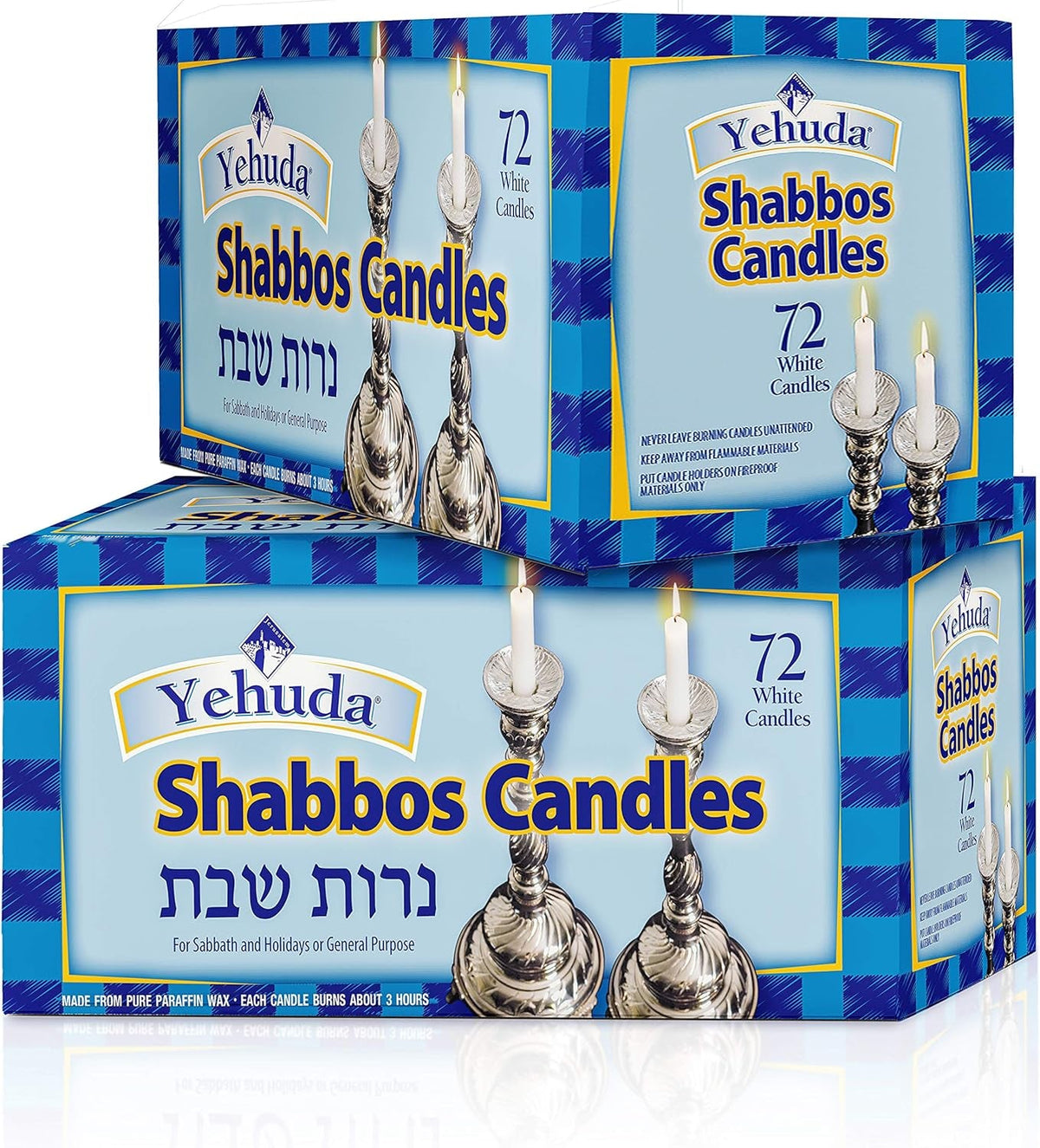 3-hour-shabbos-candles-72-count-2-pack-total-144-traditional-shabbat-dinner-table-household-candles