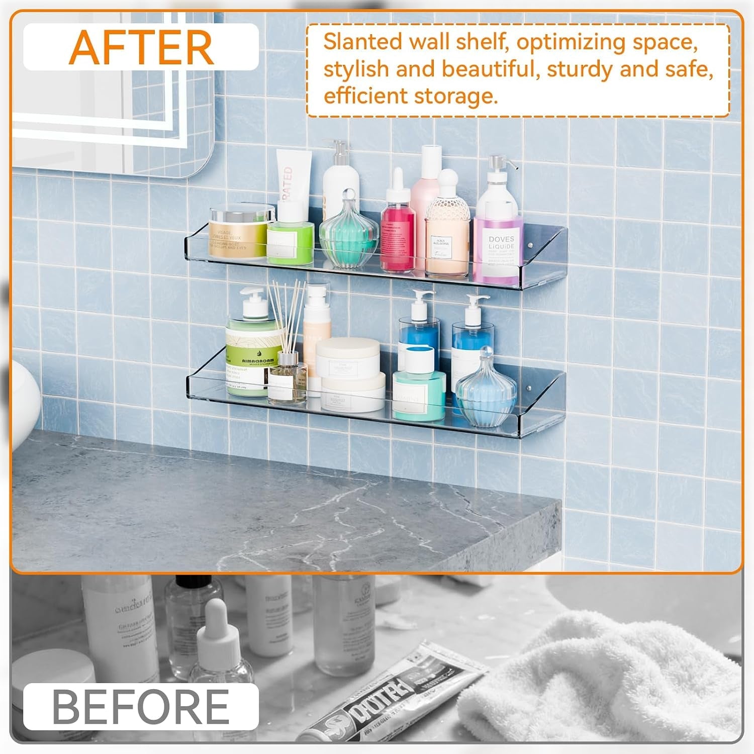 2-pack-clear-shower-shelves-for-tile-walls-adhesive-acrylic-bathroom-shelves-organizer-and-storage-no-drill-acrylic-shower-wall-caddy-shelf-floating-shelves-for-makeup-perfume-shampoo-holder