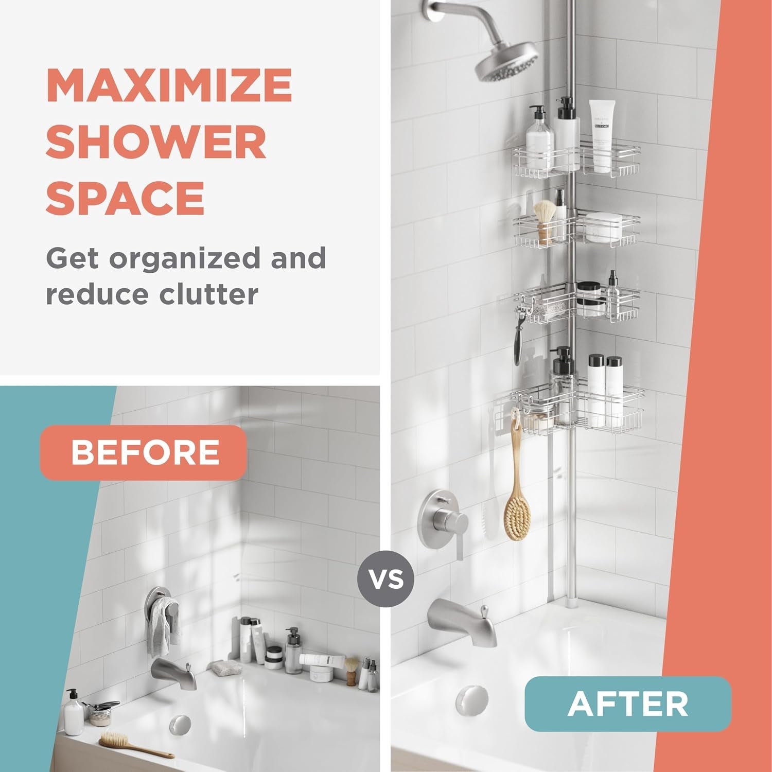 tension-pole-shower-caddy-corner-organizer-adjustable-standing-shower-caddy-with-4-l-shaped-baskets-and-hooks-rust-resistant-bathroom-tension-rod-organizer-60-to-97-inch-satin-nickel