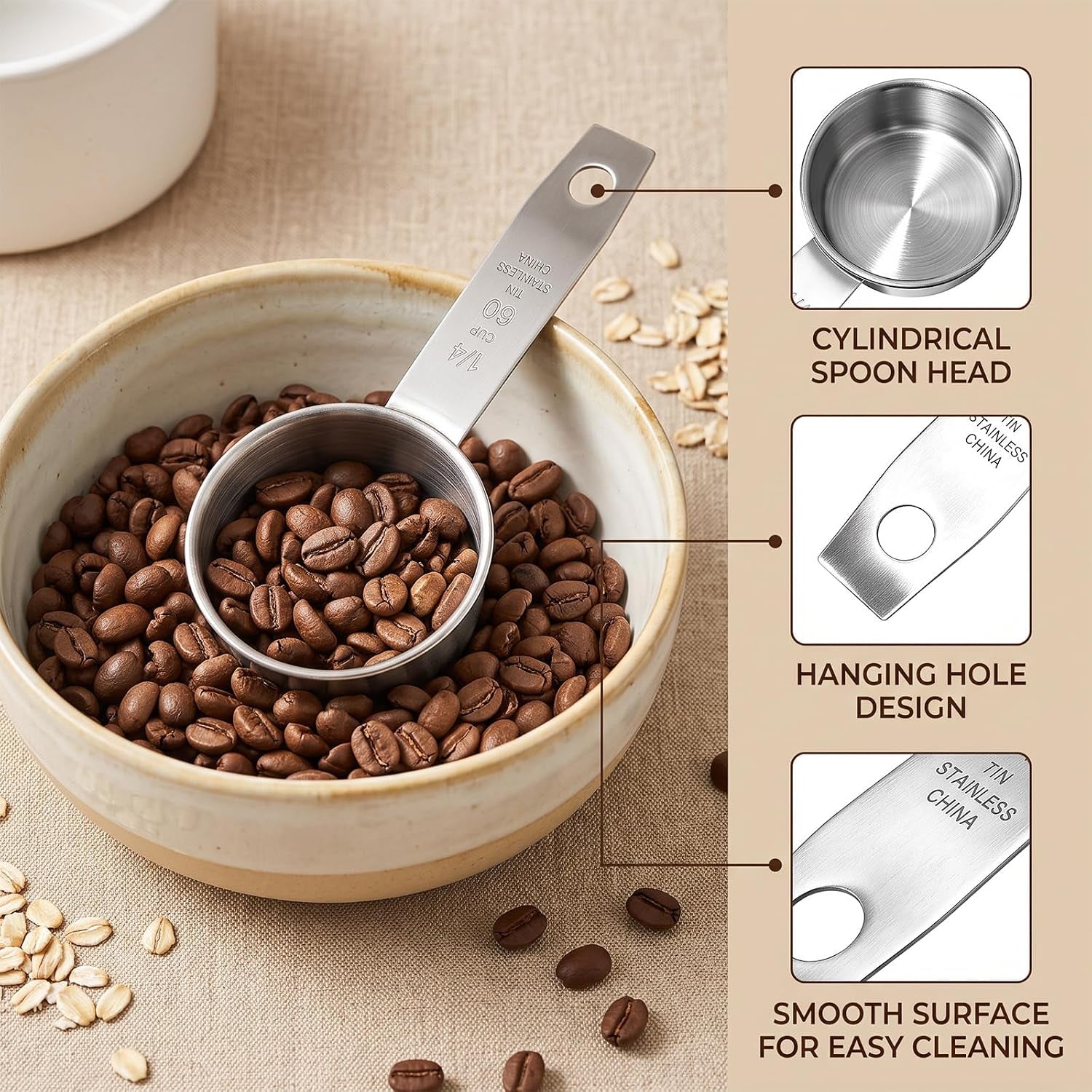 2-pcs-1-4-cup-stainless-steel-measuring-cups-60ml-2oz-metal-coffee-scoop-cat-dog-food-scoops-for-wet-dry-ingredients-cooking-baking-feeding-durable-dishwasher-safe