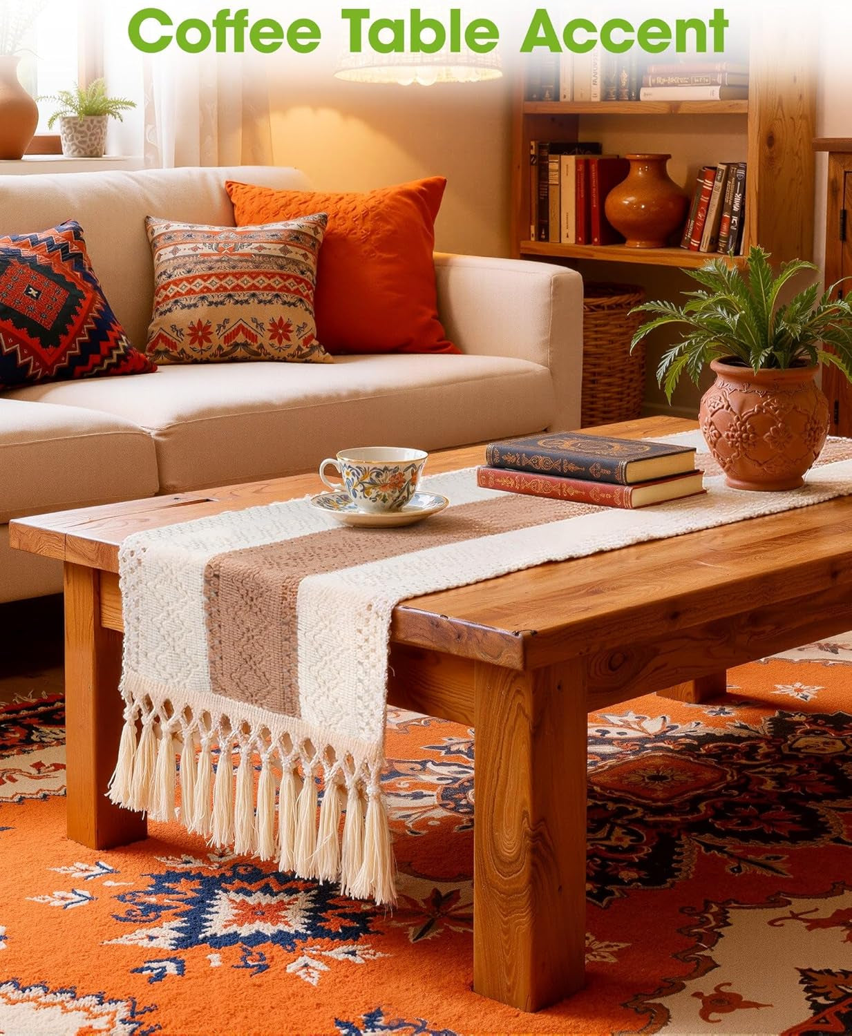 farmhouse-boho-table-runner-12-x-72-inch-brown-dining-table-decor-kitchen-coffee-table-linen-textured-woven-tassel-table-runner