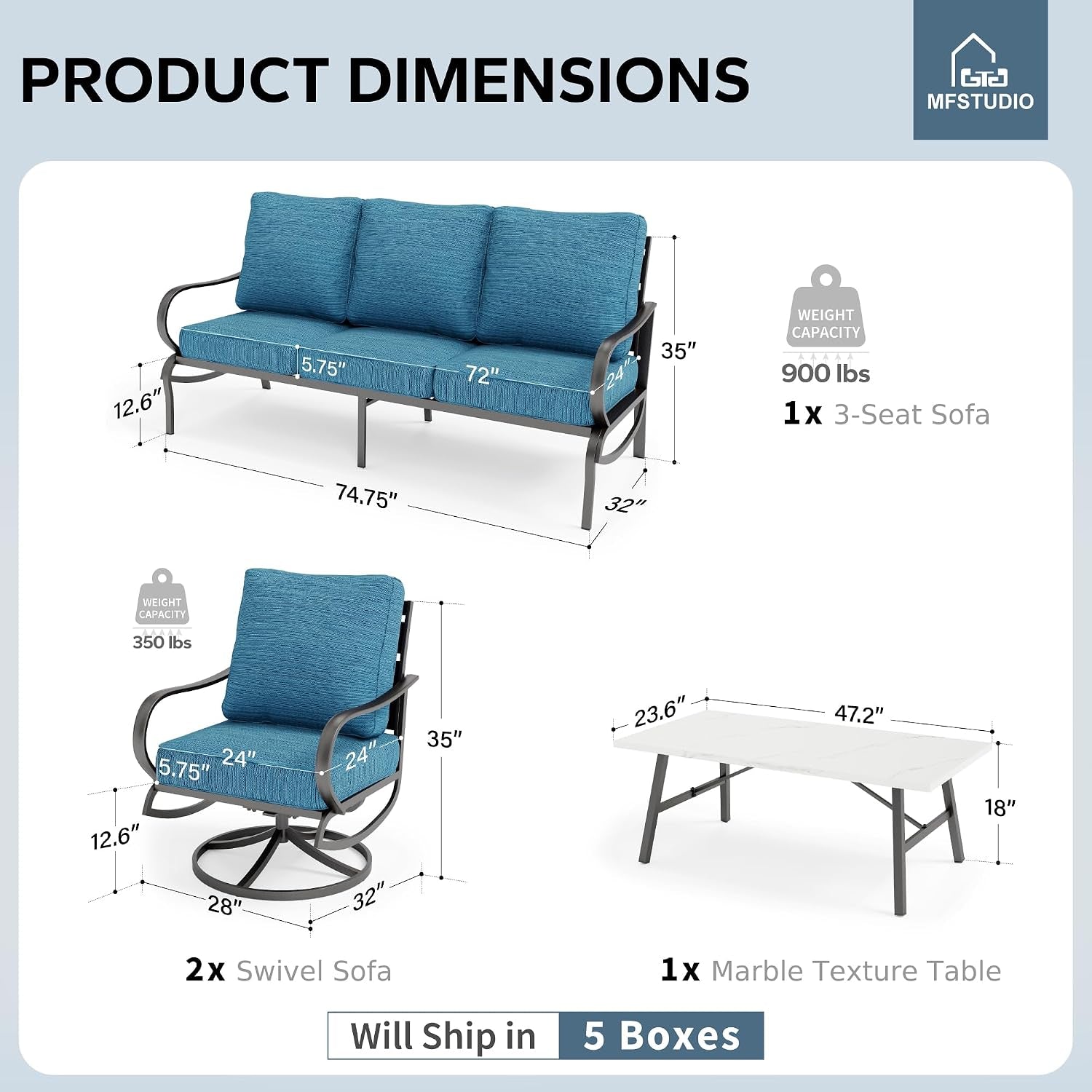 4-piece-metal-patio-furniture-set-with-peacock-blue-cushions