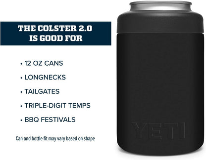Rambler 12 Oz. Colster Can Insulator for Standard Size Cans, Black (NO CAN INSERT)4