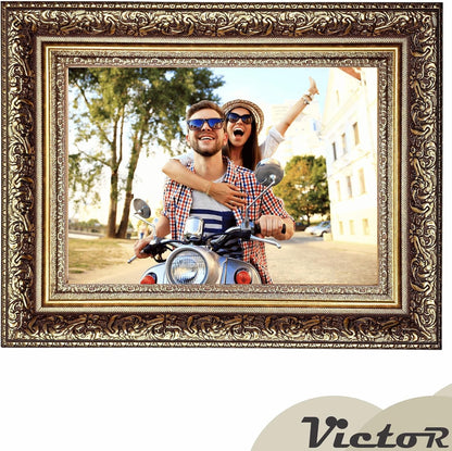 Picture Frame Leonardo 8X10 in Brown Gold – Antique Baroque Style4