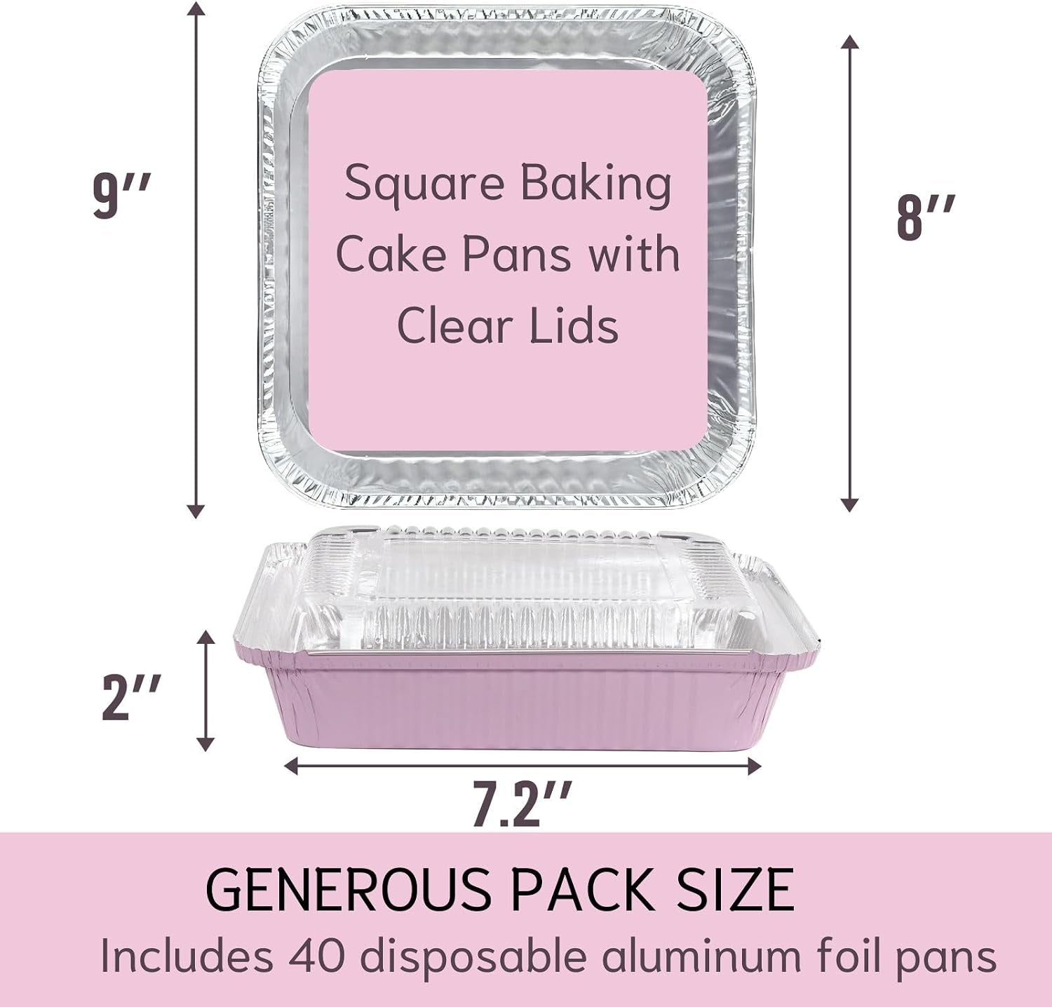 40-pack-8x8-square-aluminum-baking-cake-pans-with-clear-lids-pink-foil-pans-with-lids-disposable-food-containers-great-for-cooking-heating-storing-prepping-food