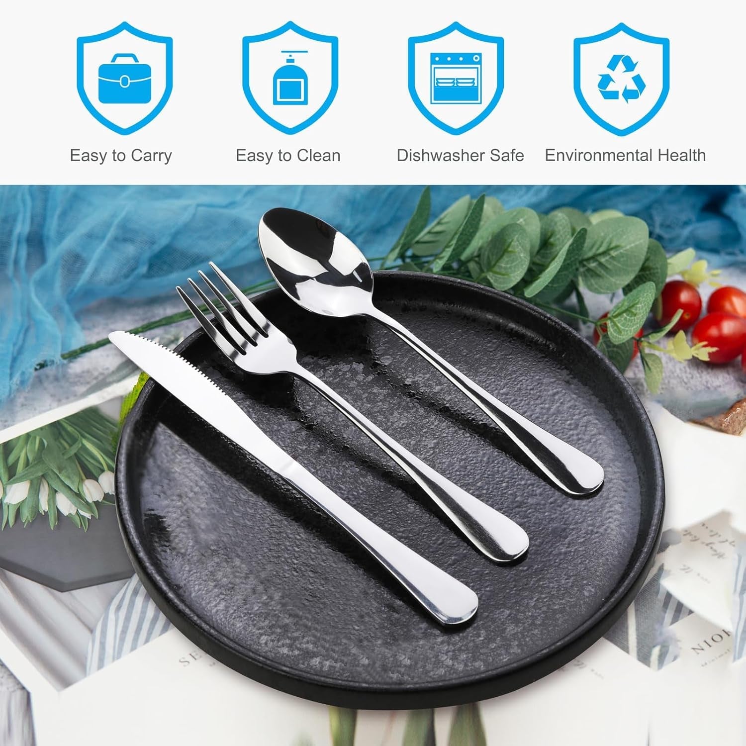 travel-utensils-with-case-stainless-steel-reusable-portable-utensils-set-with-case-travel-silverware-set