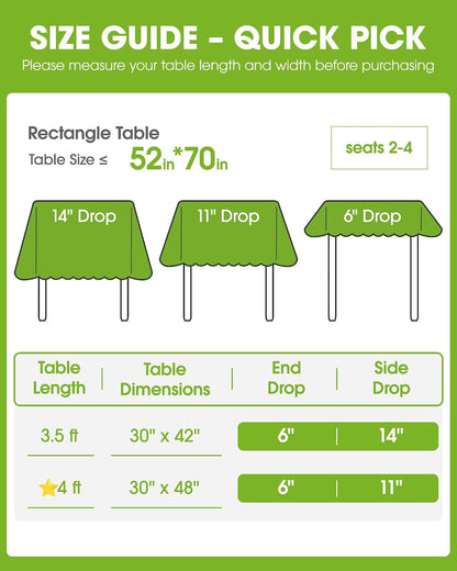 Rectangle Linen Tablecloth Waterproof & Stain Resistant, Wrinkle-Free Table Cloth Adds Elegance and Protection, Ideal for Dining, Party, Wedding and Outdoor, 52 X 70 Inch, Beige9