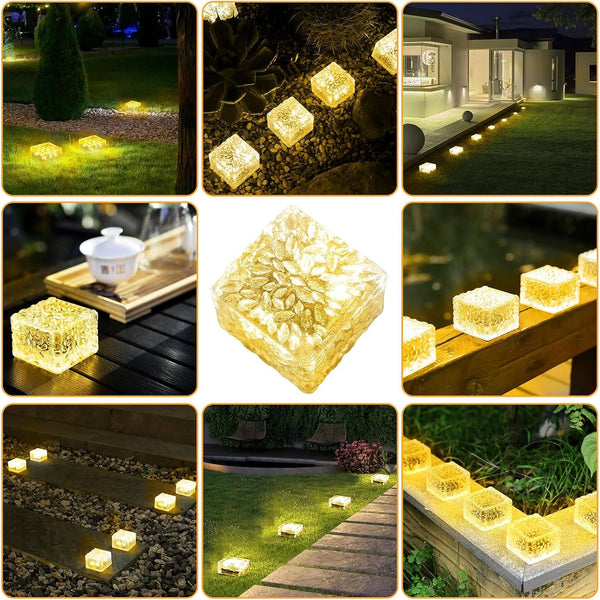 Solar Brick Lights Outdoor Solar Lights Outdoor Waterproof Patio6