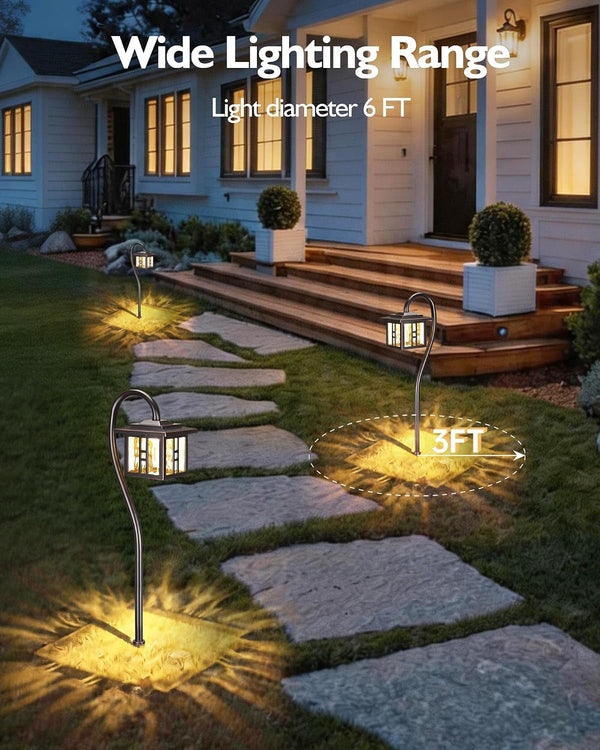 Low Voltage Landscape Lighting, 4-Pack LED Pathway Lights Outdoor7