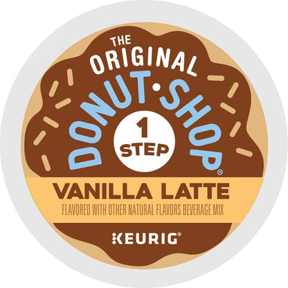 Vanilla One-Step Latte, Single Serve Coffee K-Cup Pod, Flavored Coffee, 20 Count13