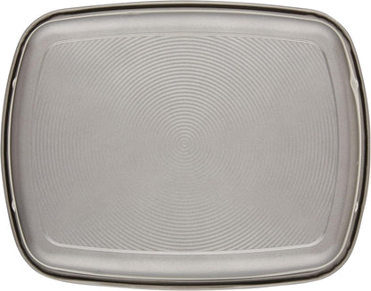 Total Bakeware Nonstick Roaster, Roasting Pan with Rack, 17-Inch X 13-Inch, Gray4