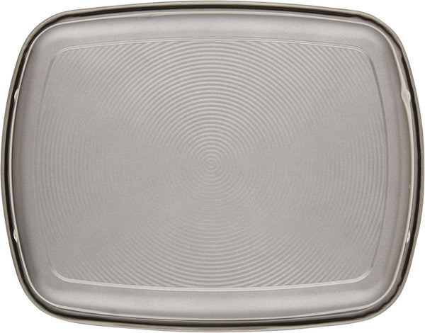 Total Bakeware Nonstick Roaster, Roasting Pan with Rack, 17-Inch X 13-Inch, Gray4