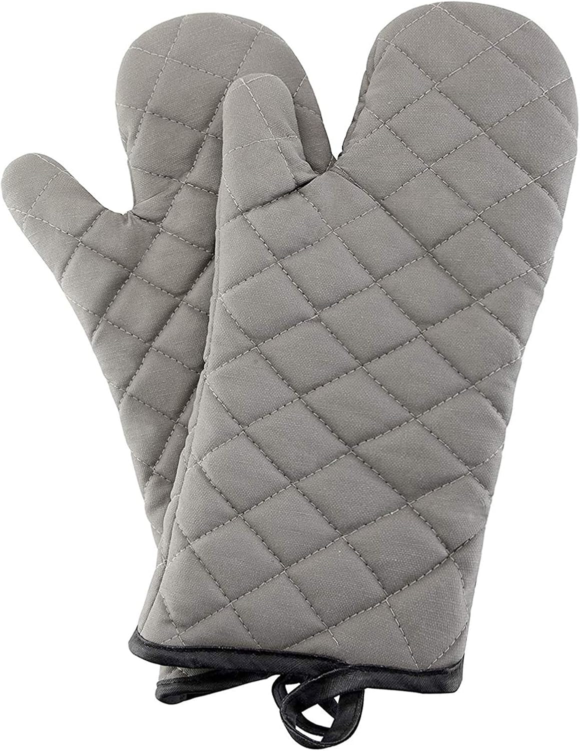 grey-13-quilted-oven-mitts-1-pair-flame-heat-resistant-quilted-lining-1-pair-heat-resistant-classic-cotton-blend-cooking-baking-grilling-non-slip-grip