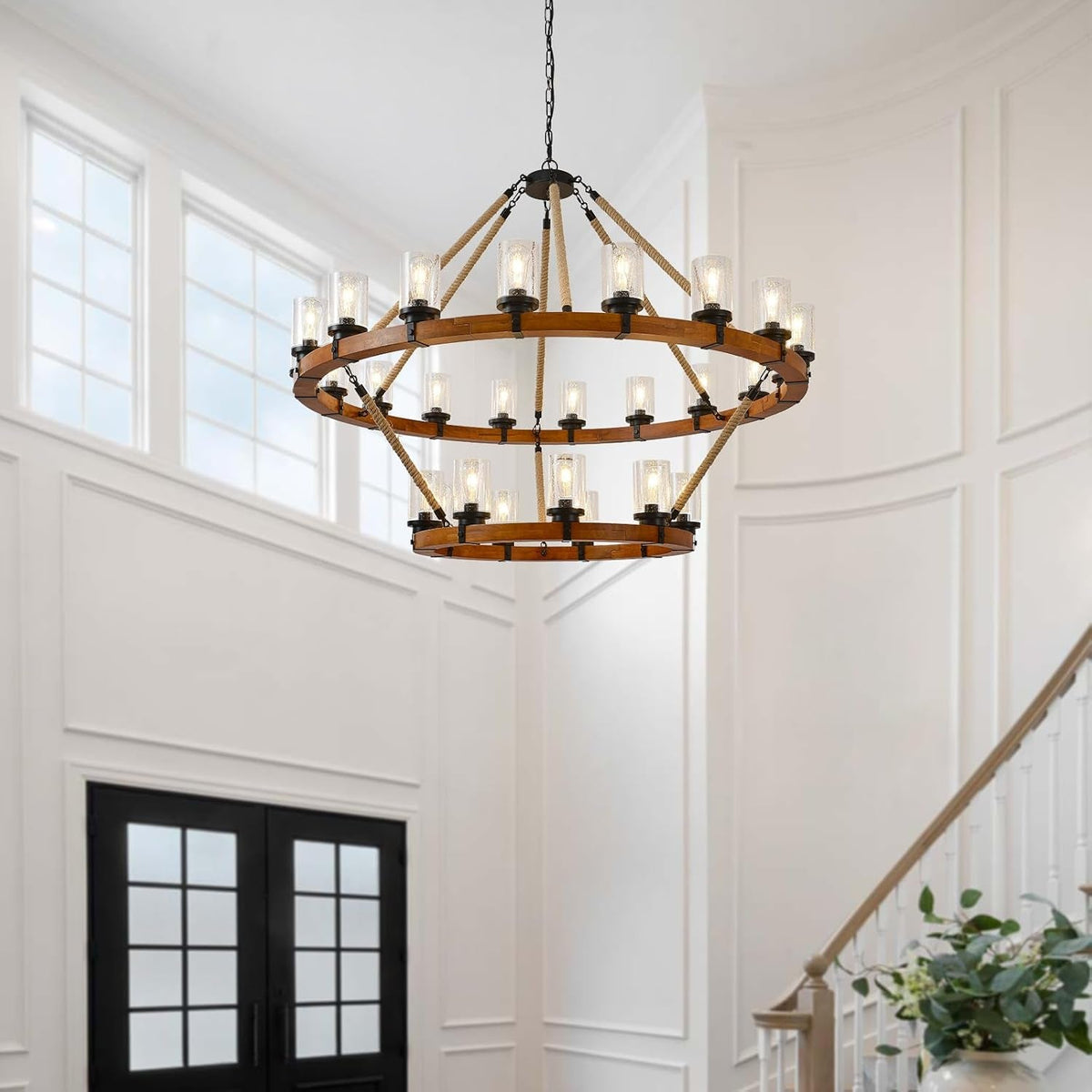 60-2-tier-wagon-wheel-chandelier-27-light-extra-large-wood-chandeliers