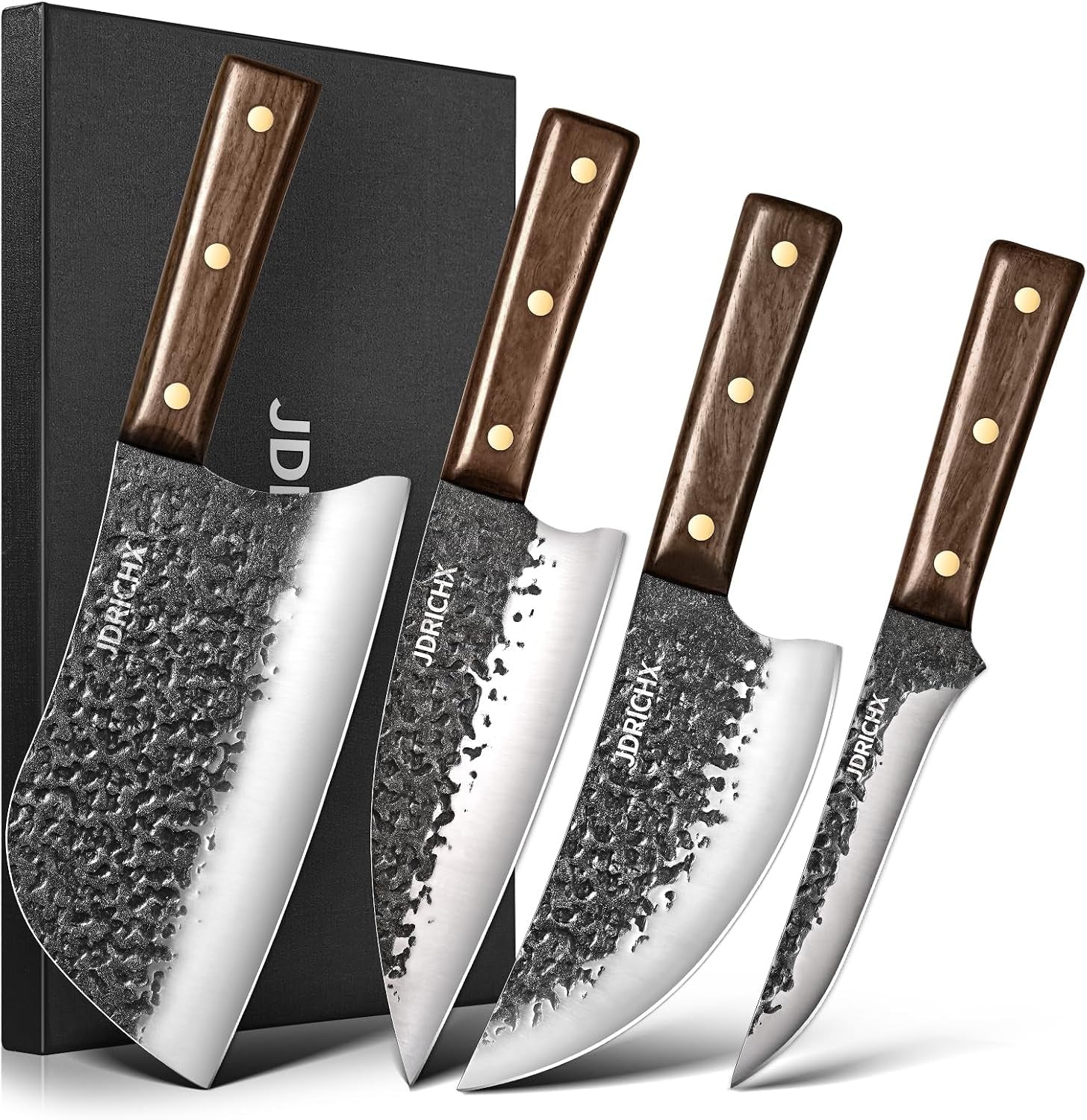 4-piece-hand-forged-butcher-knife-set-with-high-carbon-steel