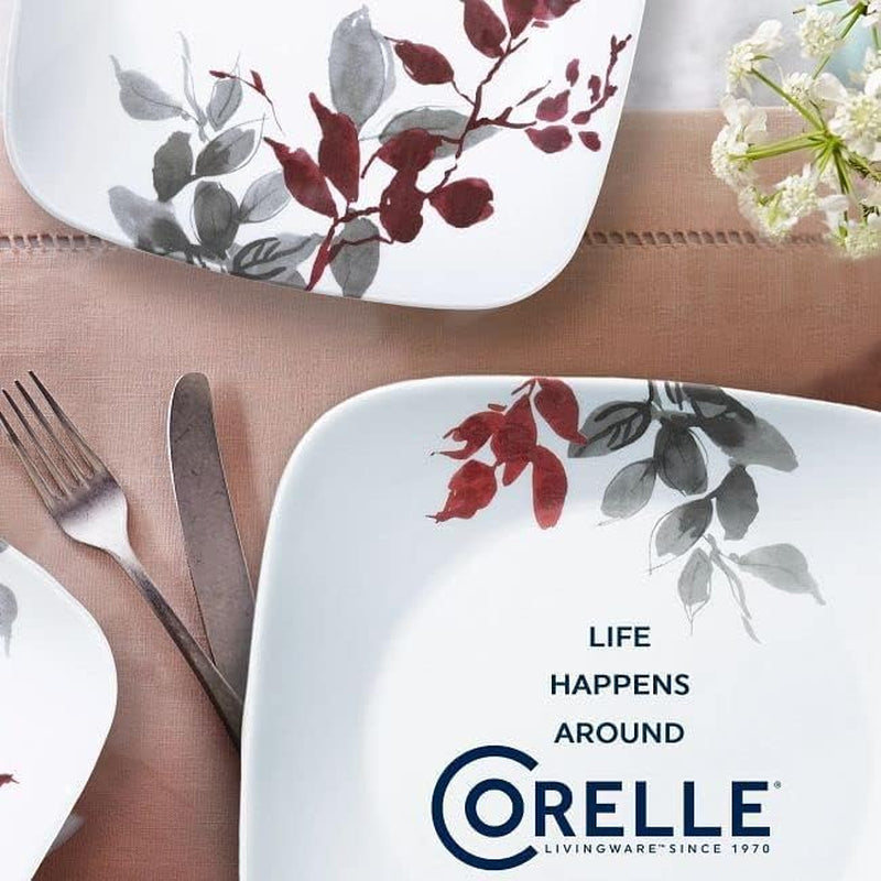 kyoto-leaves-16pc-service-for-4-dinnerware-set-8-plates-bowls-chip-break-resistant-dinner-and-ware-white