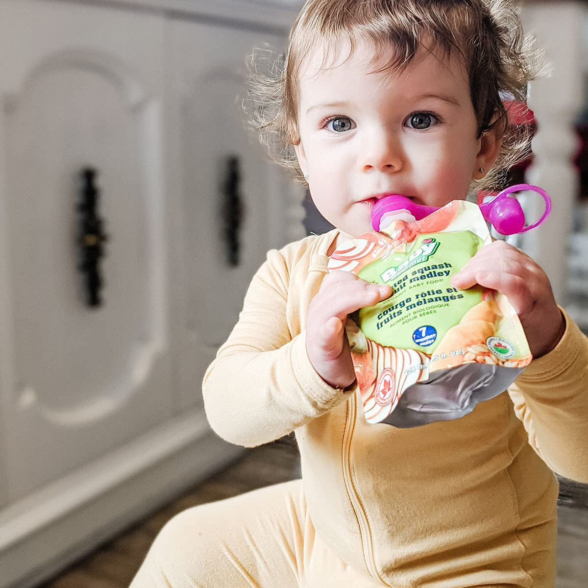 softsip-food-pouch-top-baby-led-weaning-no-spill-flow-control-valve-protects-childs-mouth-100-silicone-bpa-free-swirl-colors-4-ct