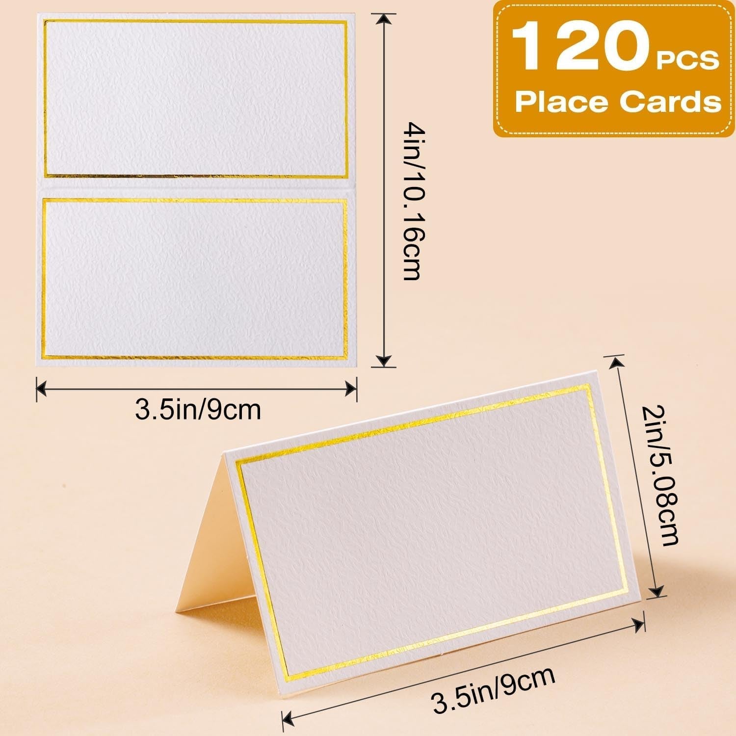 120pcs-premium-place-cards-small-table-cards-with-gold-foil-border-2-x-3-5-tent-card-escort-cards-name-card-wedding-place-cards-for-wedding-table-dinner-parties-seating-card